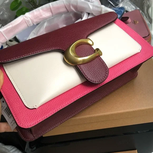 Coach tabby 26 shoulder bag in colorblock - Picture 8 of 13